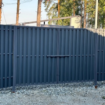 Распашные ворота - заборворотастрой.рф-Екатеринбург 